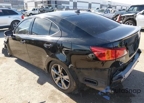 2009 Lexus Is 250 z USA, uszkodzony, nr VIN JTHBK262195106673
